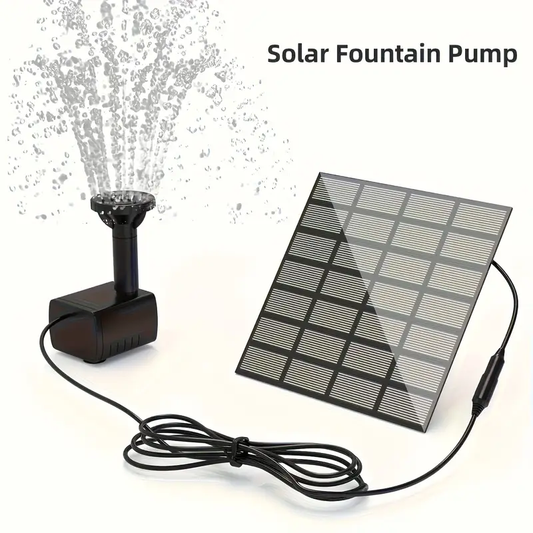 Solar Birdbath Fountain Pump - Mini Outdoor Garden Pump with USB Charging, No Batteries Required, Ideal for Patio and Lawn Decorations, Birdbath Fountain Replacement|USB
